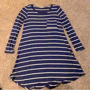 Navy Stripe Dress